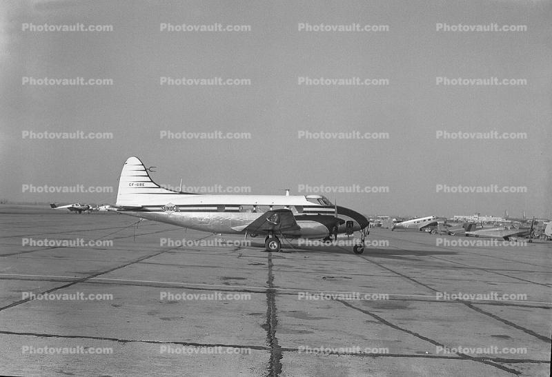 CF-GBE, Sunoco, De Havilland DH-104 Dove, 1950s