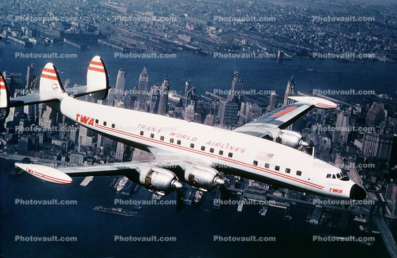 Trans World Airlines TWA, Lockheed Constellation