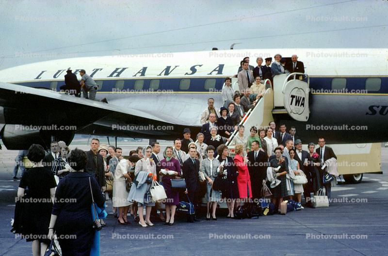 Lockheed Constellation, Lufthansa, June 1962, 1960s, 1950s