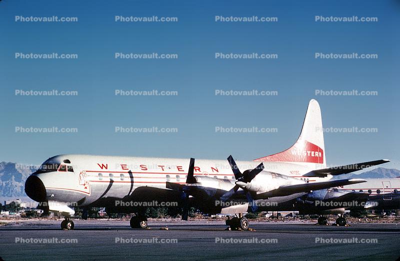 N7135C, Western Airlines WAL, Lockheed L-188A Electra
