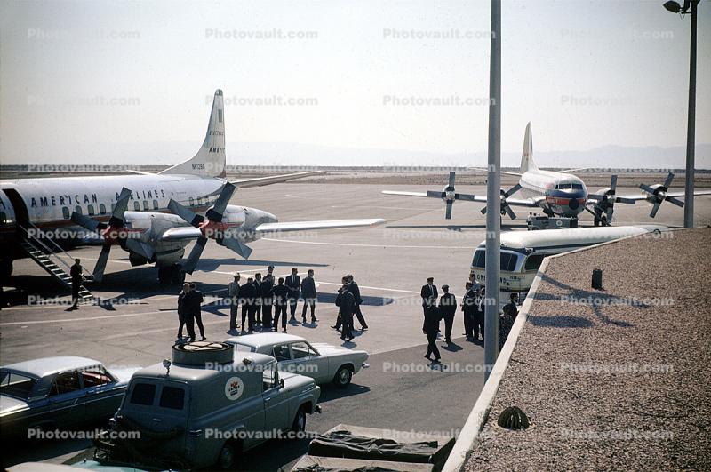 N6128A, American Airlines AAL, Lockheed L-188A Electra, Cars, Automobile, Vehicles, 1960s
