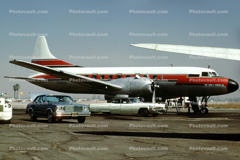 N4818C, Dow Jones & Company Inc., Convair 440-38 Metropolitan, CV-440 series, Cadillac, R-2800, August 1978, 1970s