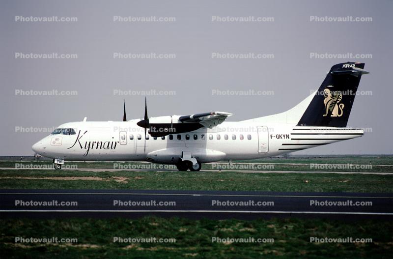 F-GKYN, ATR 42-300, Kyrnair Airlines, ATR-42, ATR42