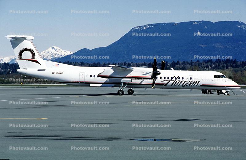 N402QX, Horizon Air, De Havilland Canada DHC-8-402Q Dash 8, Q400