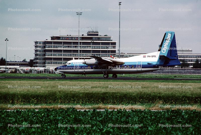 PH-SFB, NLM CityHopper, Fokker F27-400 Friendship, Amsterdam