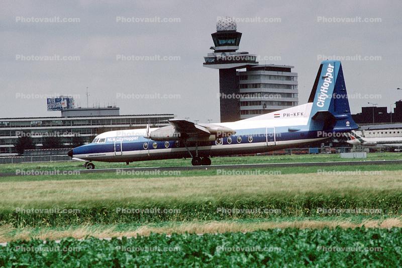 PH-KFK, NLM CityHopper, Fokker F-27-500, F-27 series, Amsterdam