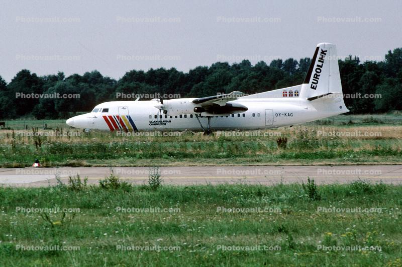 OY-KAG, Euro Link, Eurolink, Fokker F50