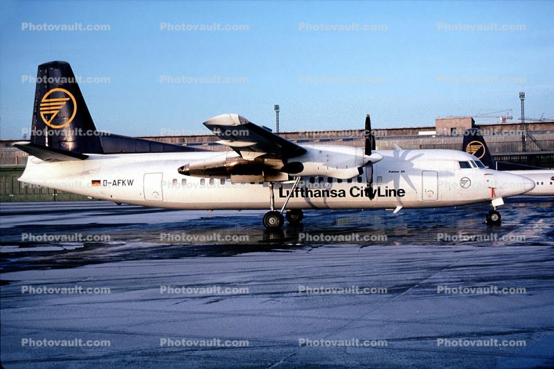 D-AFKW, Lufthansa City Line, Fokker F-27-050, F-50, PW125B