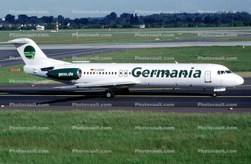 D-AGPC, Germania, Fokker F28-0100