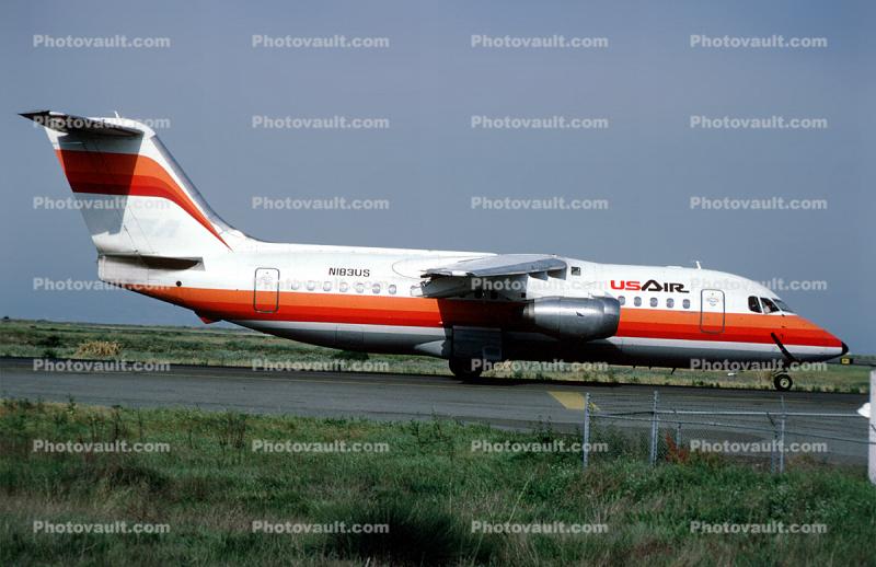 N183US, Bae 146-200, PSA, Pacific Southwest Airlines