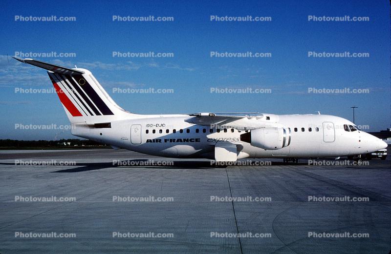 OO-DJC, DAT, Air France AFR, Bae 146-200