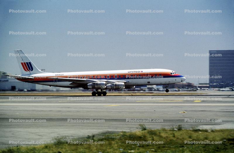 N8092U, United Airlines UAL, Douglas DC-8-71, CFM56, CFM56-2C