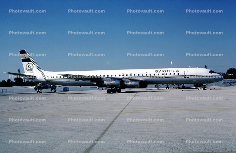N30UA, Aviateca, Douglas DC-8-61, JT3D, JT3D-3B s3