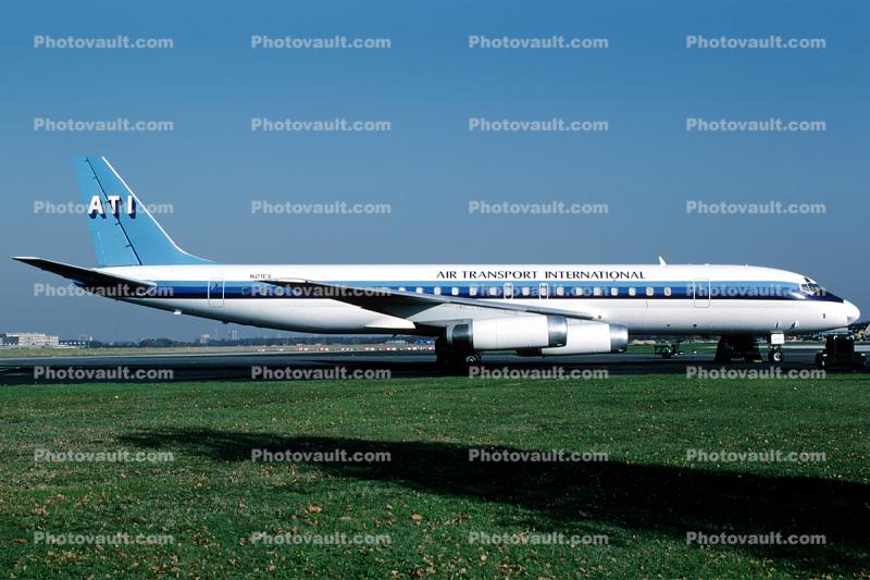 N21CX, Air Transport International, ATI, Douglas DC-8-62CF, JT3D