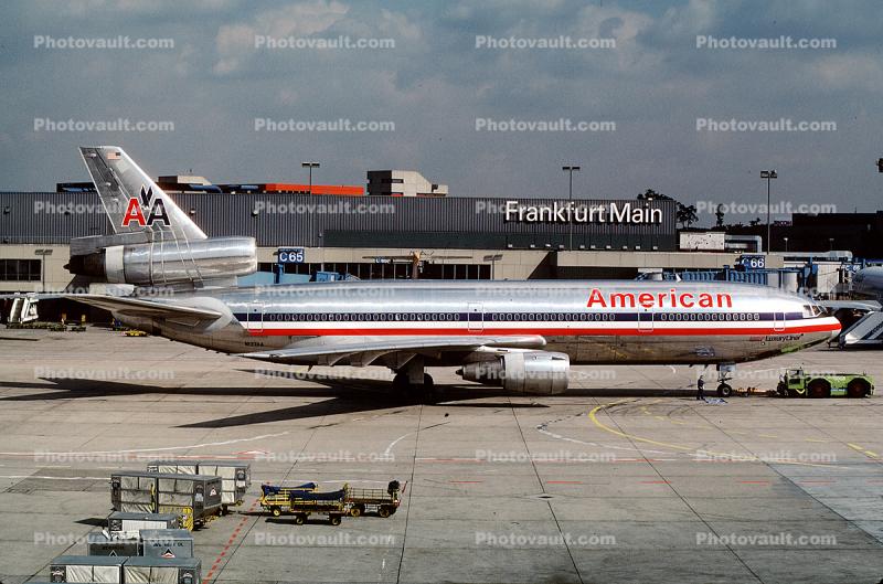 N132AA, American Airlines AAL, Douglas DC-10-10, Frankfurt Main Germany