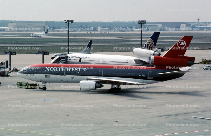 N149US, Douglas DC-10-40, Northwest Airlines NWA, JT9D-20J, JT9D