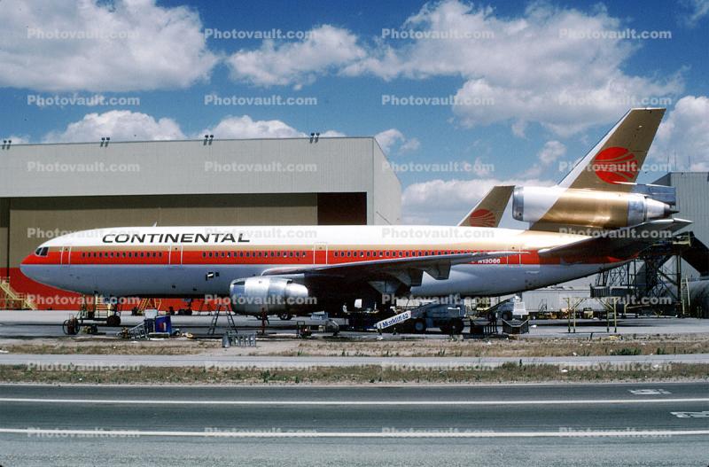 N13066, Douglas DC-10-30, Continental Airlines COA, CF6-50C2, CF6