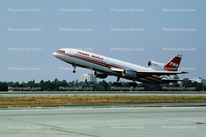 N11003, Trans World Airlines, Lockheed L-1011-1, Taking-off, TWA, 1981, RB211