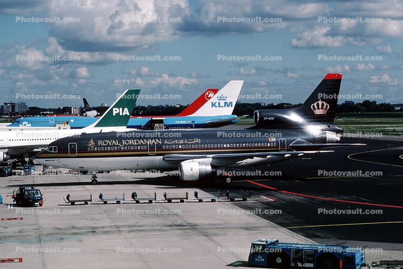 JY-AGB, Lockheed L-1011, Royal Jordanian Airlines RJA, Lockheed L-1011-500