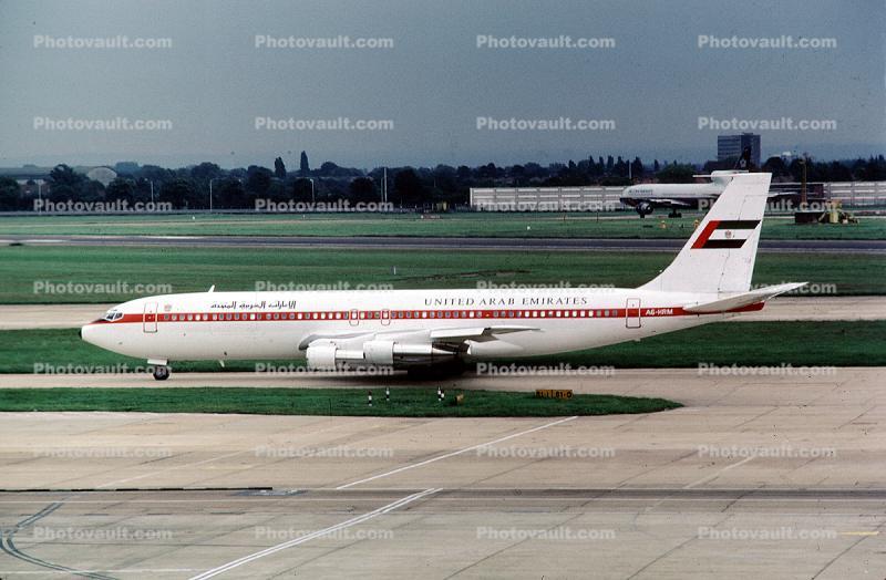 A6-HRM, United Arab Emerates, Boeing 707-3J6C, Dubai Airwing, JT3D-7 s2, JT3D
