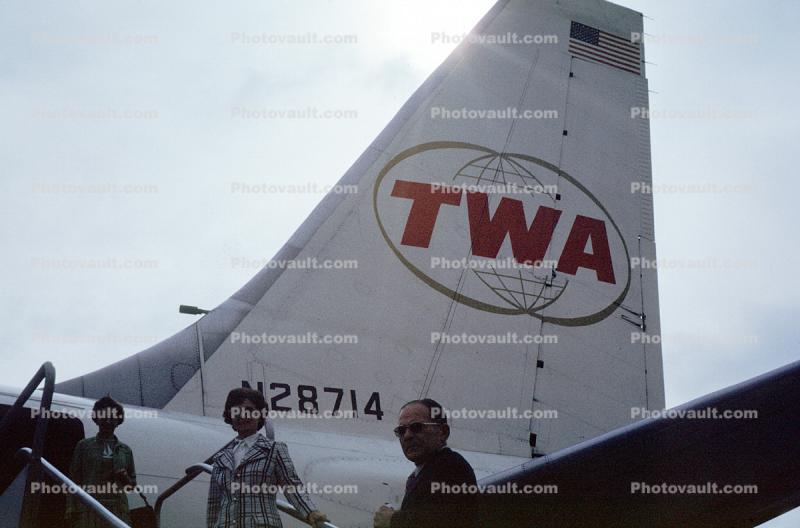 N28714, Trans World Airlines TWA, Boeing 707