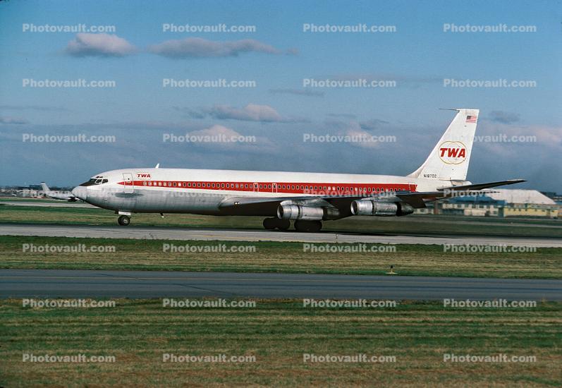 N18702, Trans World Airlines TWA, Boeing 707-331(B), JT3D