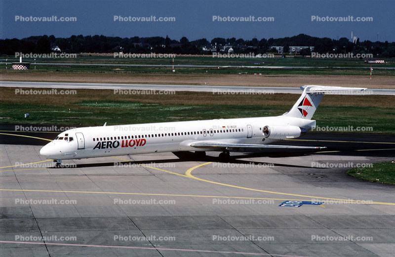D-ALLV, McDonnell Douglas MD-83, Aero Lloyd, JT8D, JT8D-219