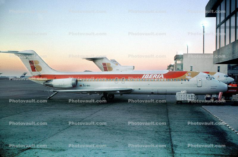 EC-BIO, Douglas DC-9-32, Iberia Airlines, Airstair, JT8D, JT8D-7B