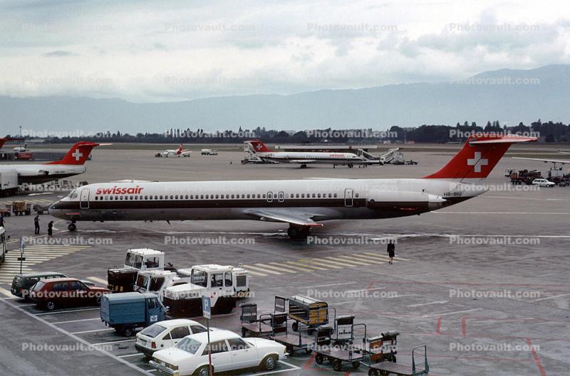 HB-INU, McDonnell Douglas MD-81, SwissAir, JT8D-217, JT8D
