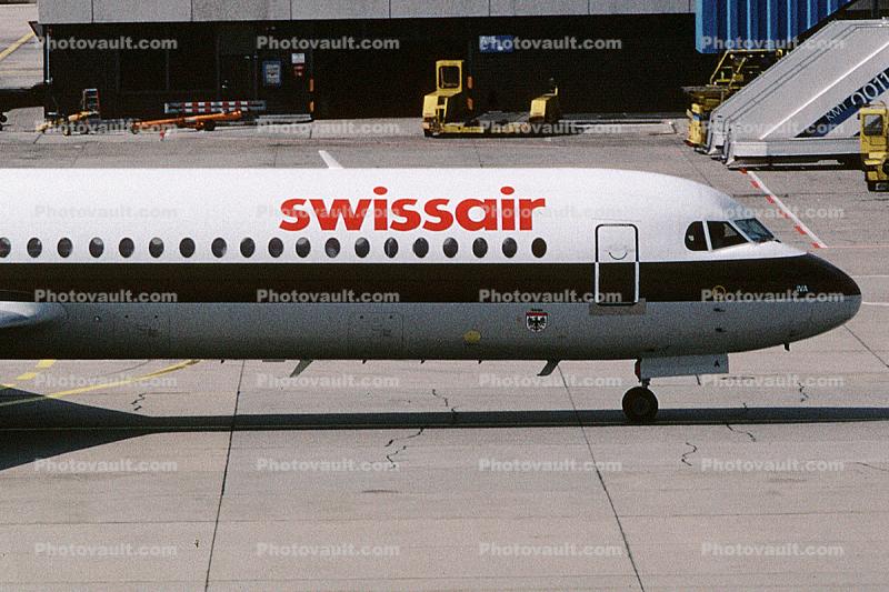 HB-IVA, Fokker F28-0100, SwissAir, F28, F-28