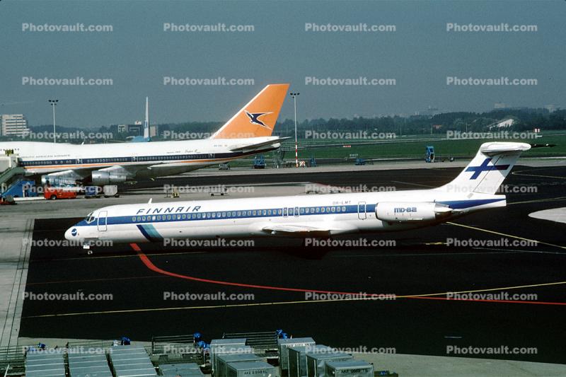 OH-LMT, Finnair, McDonnell Douglas MD-82, JT8D-217C, JT8D
