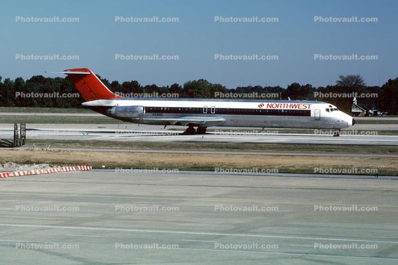 N761NC, Douglas DC-9-51, Northwest Airlines NWA, JT8D