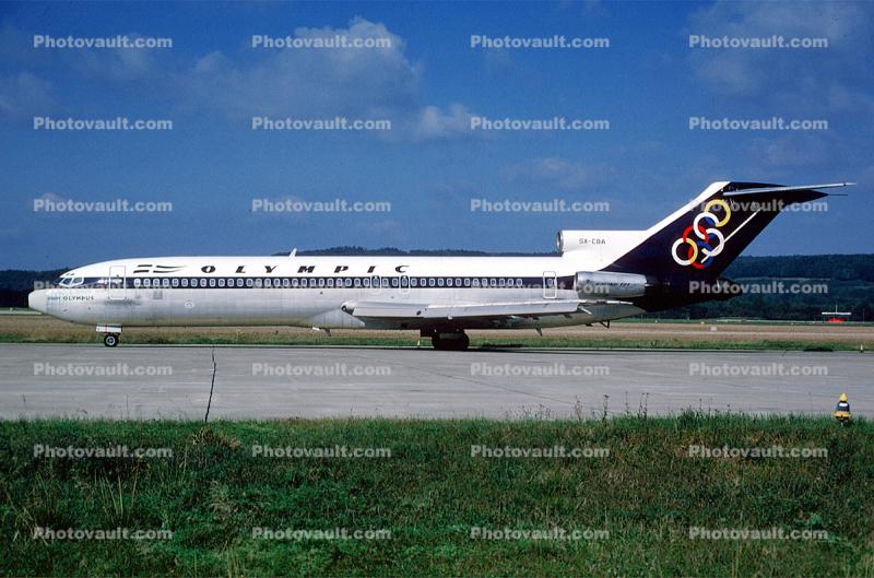 SX-CBA, Olympic Airways, Boeing 727-284, Olympic Airlines, JT8D, 727-200 series