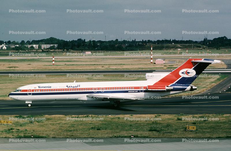 70-ACY, Yemenia, Boeing 727-2N8, JT8D-17R, JT8D, 727-200 series