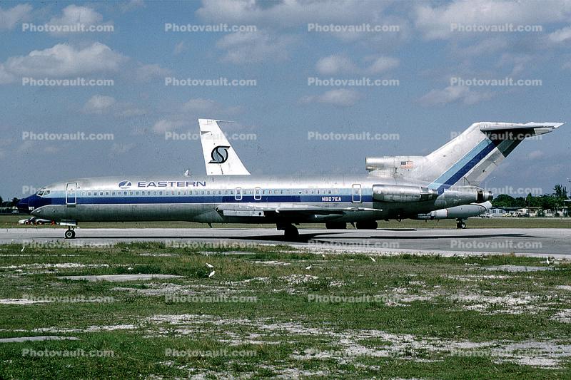 N807EA, Boeing 727-225, Eastern Airlines EAL, JT8D, 727-200 series