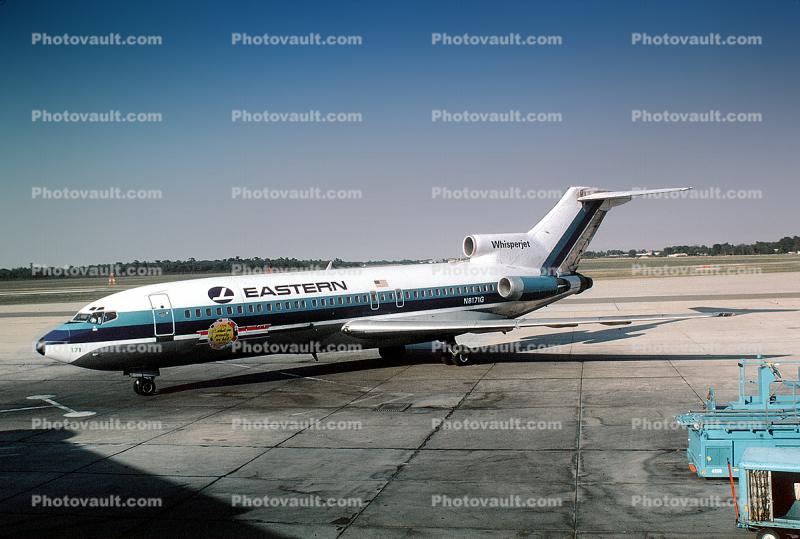 N8171G, Boeing 727-25C, Eastern Airlines EAL, Whisperjet, JT8D, 727-200 series