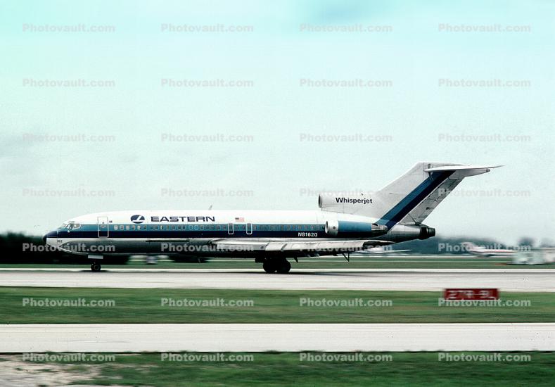 N8162G, Boeing 727-25C, Eastern Airlines EAL, Whisperjet