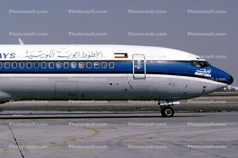 9K-AFD, Boeing 727-269, Kuwait Airways, JT8D, 727-200 series