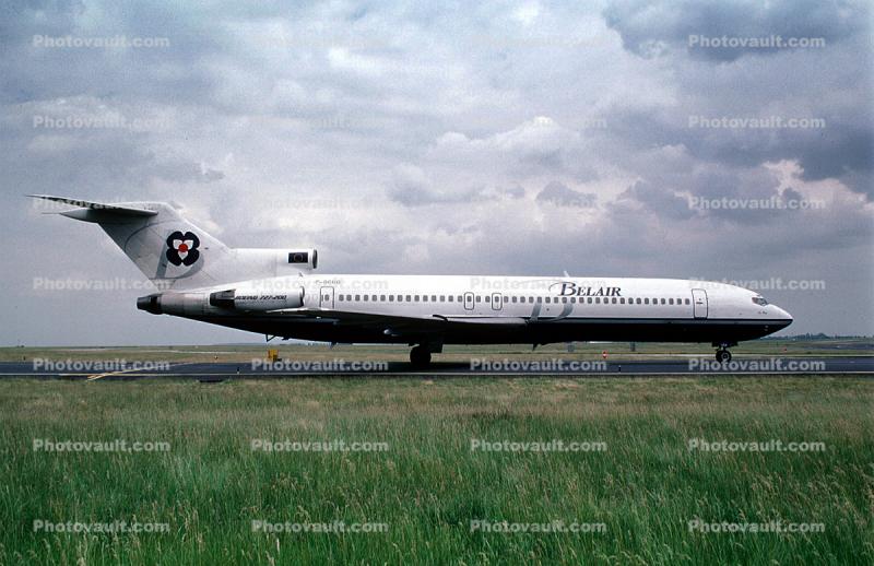 F-GCGQ, Belair Airlines, Boeing 727-227, JT8D-9A, JT8D, 727-200 series
