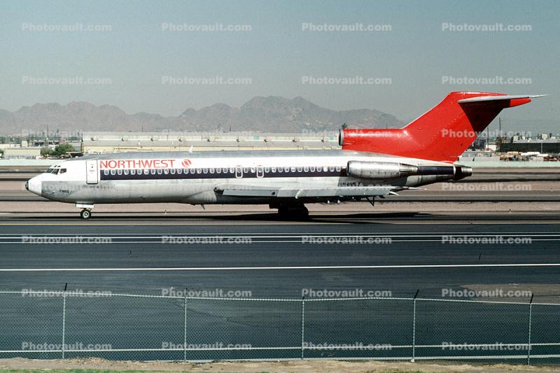 N465US, Boeing 727-051, Northwest Airlines NWA, JT8D-7B, JT8D