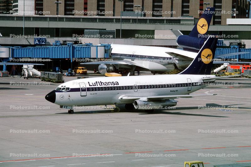D-ABFT, Boeing 737-230, Lufthansa, 737-200 series, JT8D-15, JT8D