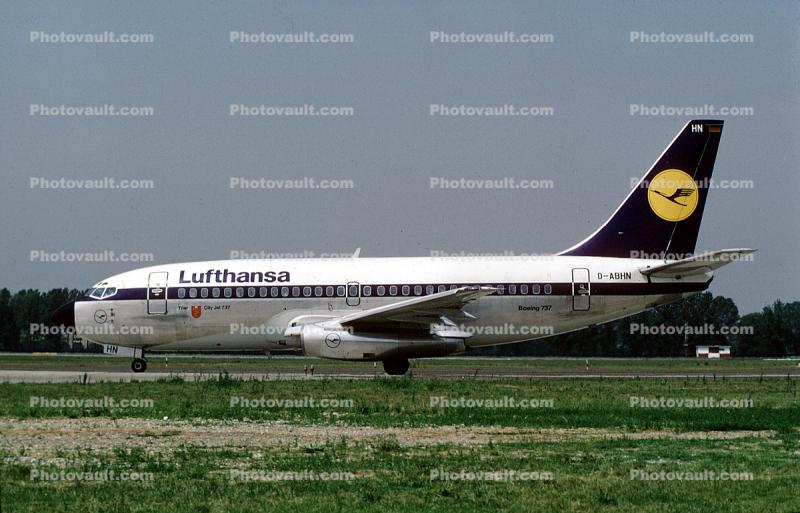 D-ABHN, Boeing 737-230, Lufthansa, JT8D