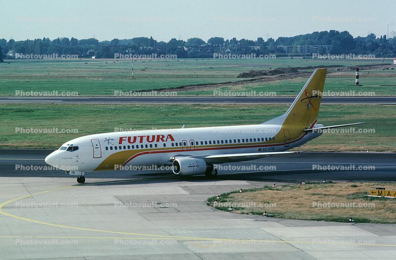 EC-ETB, Boeing 737-4Y0, Futura, 737-400 series, CFM-56, CFM56-3C1, CFM56