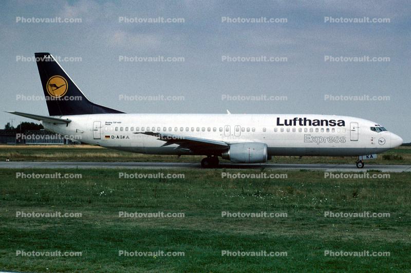 D-ABKA, Boeing 737-430, 737-400 series, Lufthansa Express, CFM56-3C1, CFM56