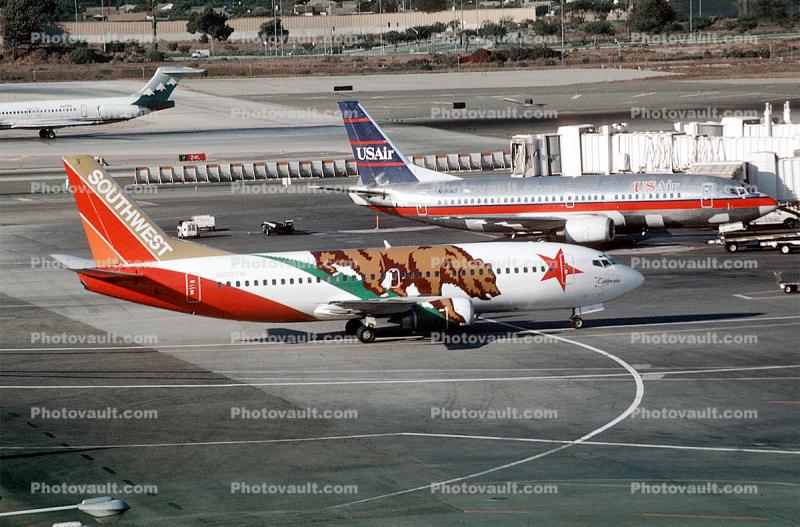 N609SW, CALIFORNIA ONE, Boeing 737-3H4, Southwest Airlines SWA, 737-300 series, CFM-56, CFM56