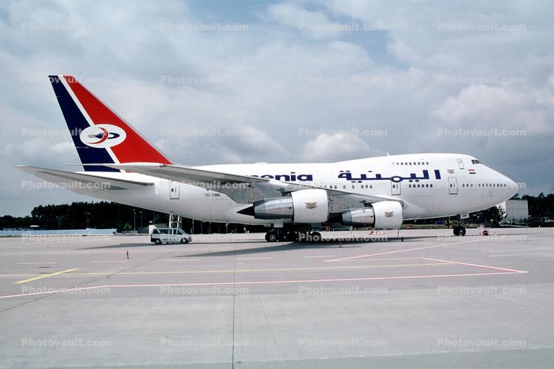 7O-YMN, Boeing 747-SP27, Yemen Government, JT9D, JT9D-7A
