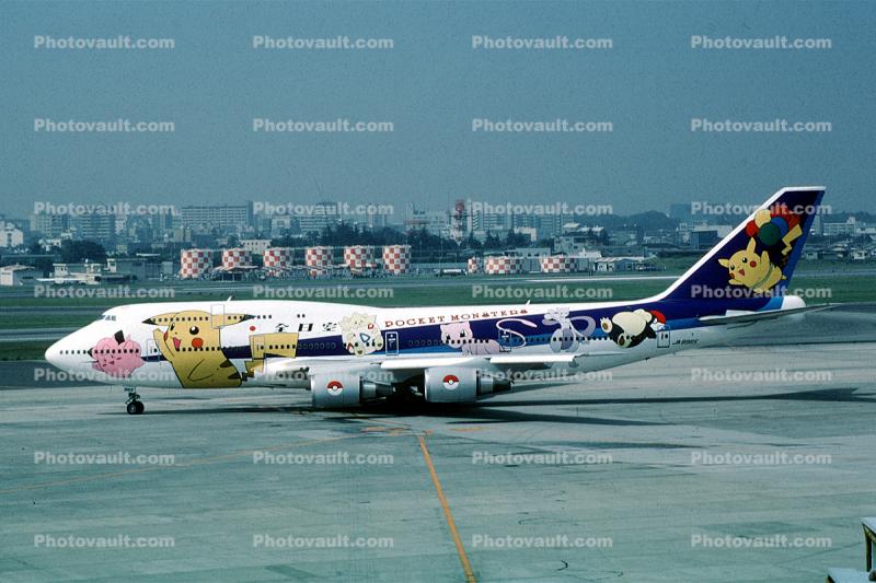 JA8965, Boeing 747-481D, All Nippon Airways, Docket Monster, 747-400 series, CF6-80C2B1F, CF6