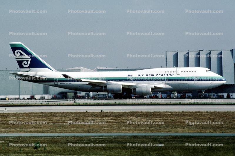 ZK-NBU, Boeing 747-419, CF6, Air New Zealand ANZ, CF6-80C2B1F