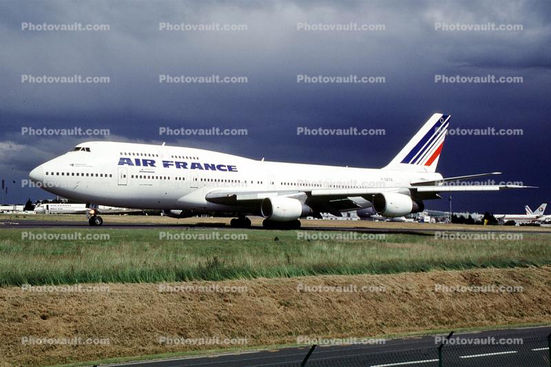 F-GETA, Boeing 747-3B3M, Air France AFR, 747-300 series, CF6-50E2, CF6
