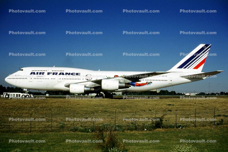 F-GETA, Boeing 747-3B3M, Air France AFR, CF6-50E2, CF6